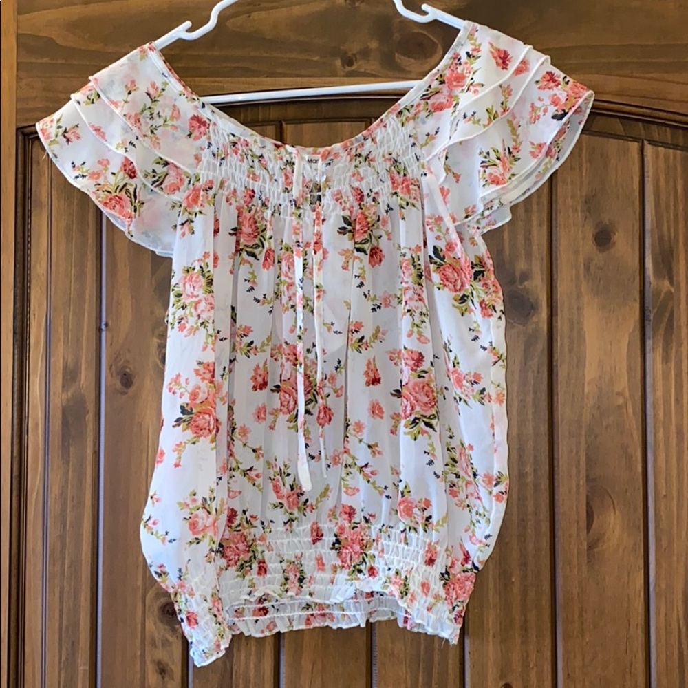 Floral crop top